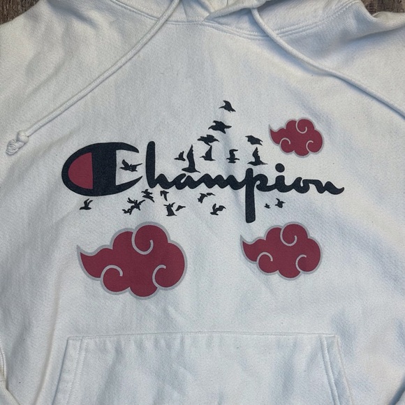 Naruto x Champion white pullover hoodie reverse weave anime men’s medium‎ - Picture 2 of 9